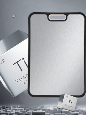 Pure Titanium Cutting Board Wheat Fiber Double-sided Mildew-proof