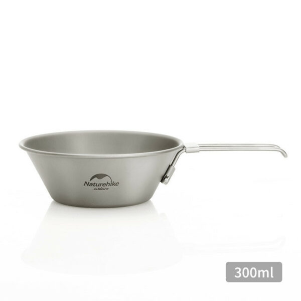 Titanium Bowl Picnic Pure Titanium Bowl Folding Water Cup