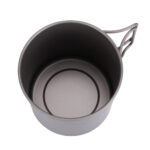 Pure Titanium Outdoor Cookware Water Cup Titanium Pot Single Pot Lightweight Non-toxic Titanium