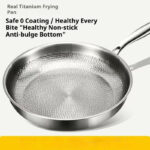Titanium Steak Pan Titanium Alloy Non-stick Skillet