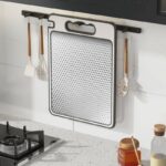 Titanium Cutting Board Double-Sided Titanium Chopping Boards For Kitchen Camping